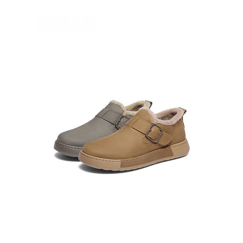 Winter-Lined Buckle Mule 8WM01